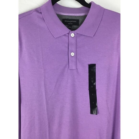 Banana Republic Mens Dress Polo Medium New - Picture 2 of 5